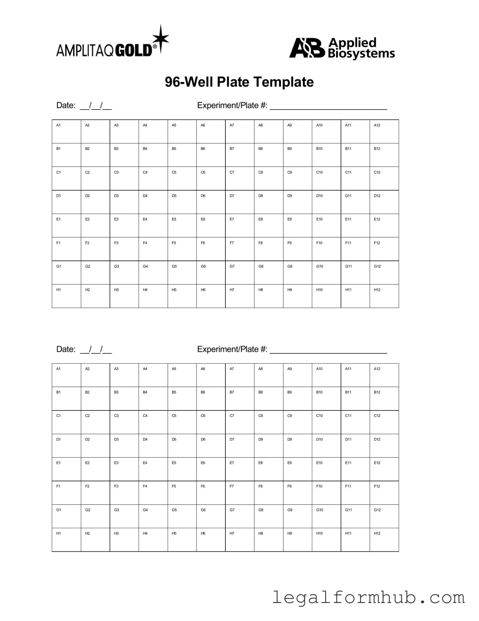 Fill Your 96 Well Form