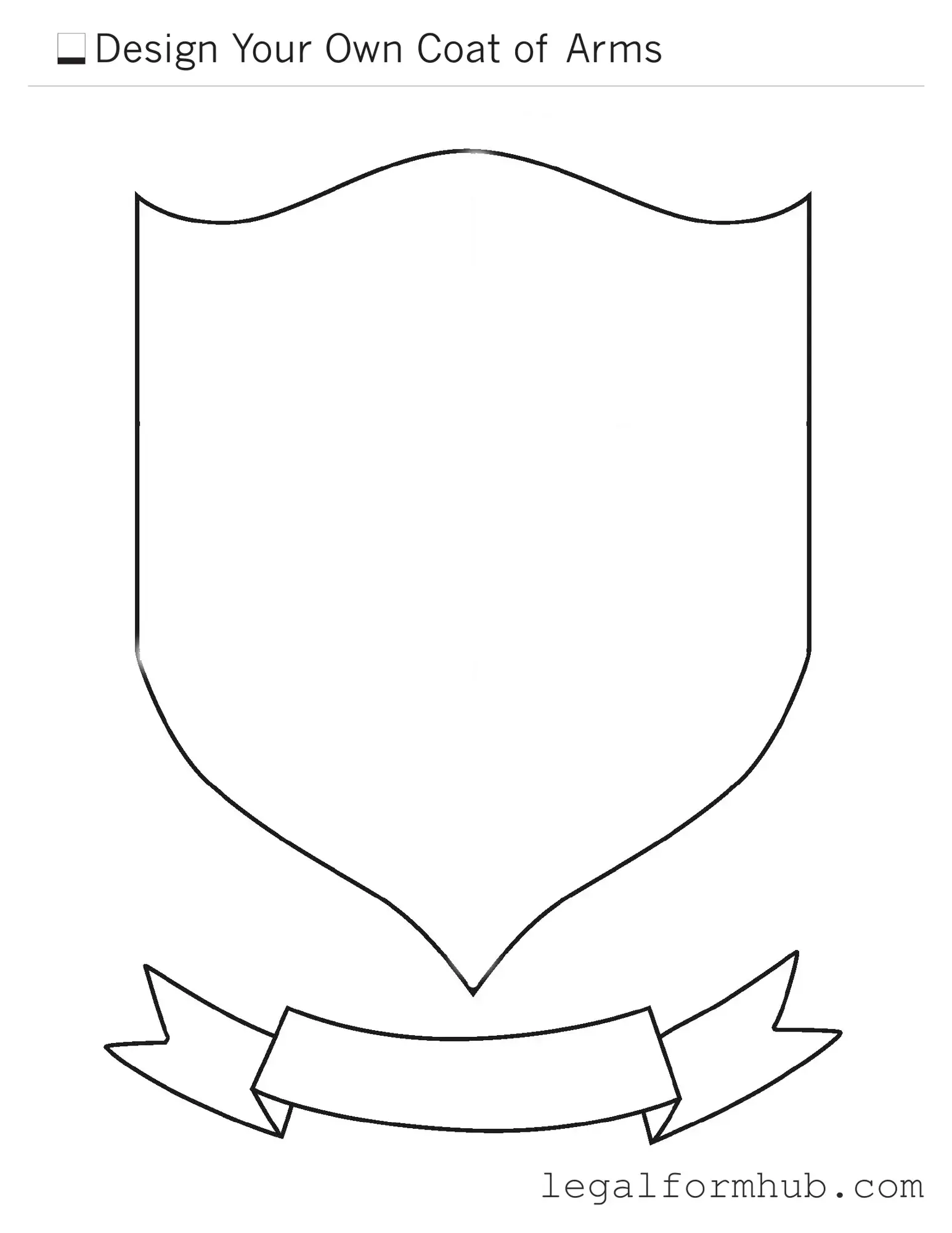 Fill Your Coat Of Arms Form