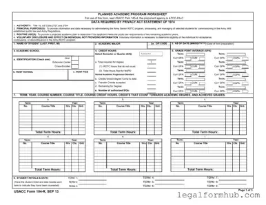 Fill Your 104 R Form