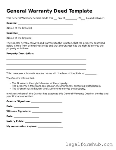 Printable Deed Document
